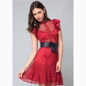 Bebe red dress